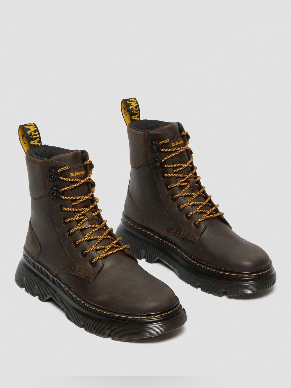 Dr. Martens Tarik M5 W6 Brown Crazy Horse Leather Unisex Utility Chunky Boot